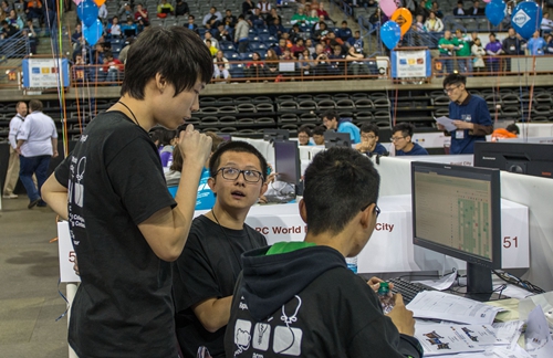 Peking University delegation during the contest.jpg Peking University delegation during the contest.jpg